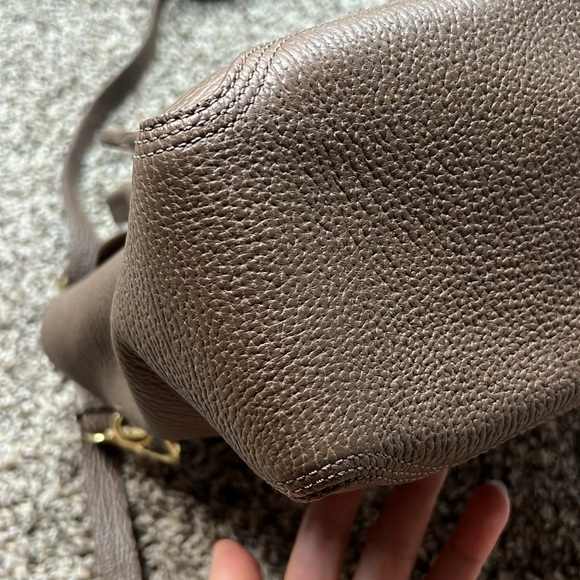 3.1 Philip Lim Textured Calfskin Medium Pashli Satchel Khaki - Picture 9 of 13